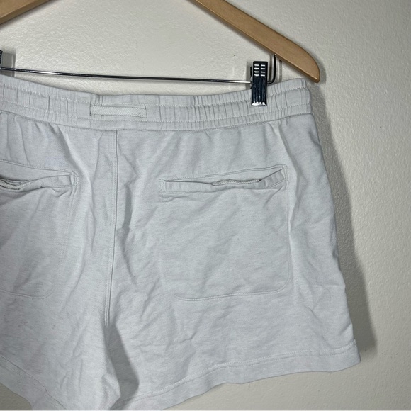 Athleta Womens Farallon Heathered Cream Shorts Plus Size 16 Cotton Blend - Picture 5 of 8